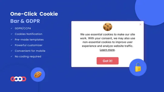 GA:GDPR+Cookie Consent+Privacy screenshot