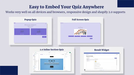 Quizify ‑ Product Quiz Builder screenshot