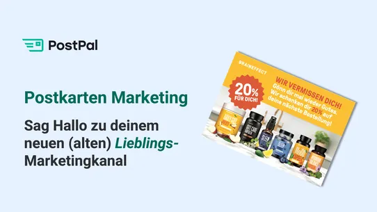 PostPal ‑ Postkarten Marketing screenshot