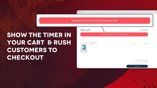 Rushy Scarcity Countdown Timer screenshot