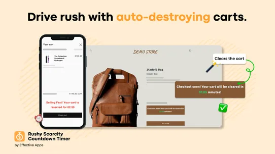 Rushy Scarcity Countdown Timer screenshot