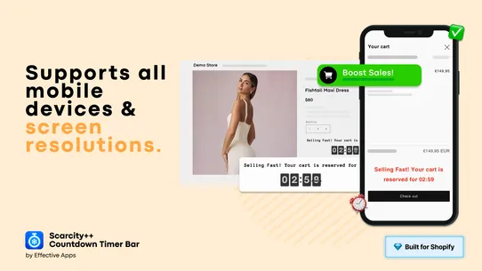 Scarcity+ Cart Countdown Timer screenshot