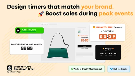 Scarcity+ Cart Countdown Timer screenshot