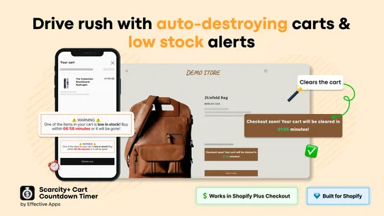 Scarcity+ Cart Countdown Timer screenshot