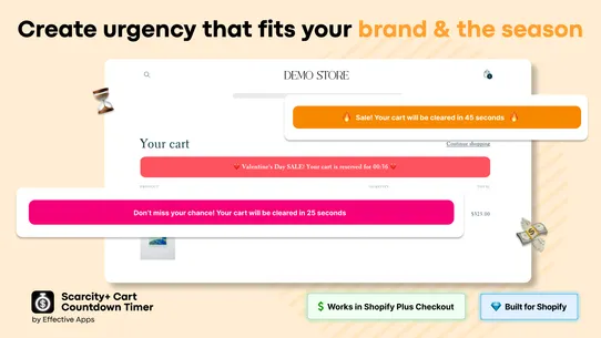 Scarcity+ Cart Countdown Timer screenshot