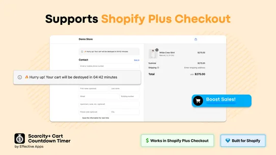Scarcity+ Cart Countdown Timer screenshot