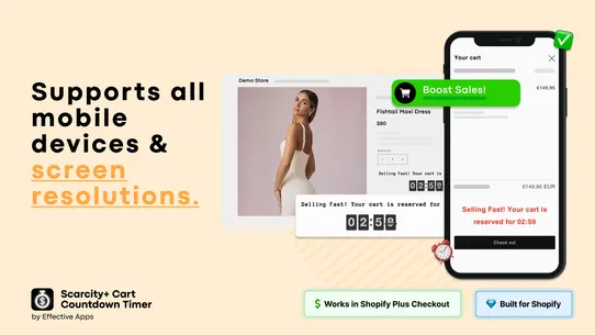 Scarcity+ Cart Countdown Timer screenshot