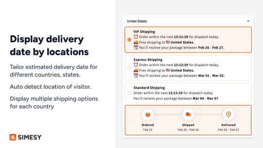 SM Estimated Delivery Date ETA screenshot