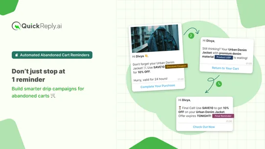 QuickReply screenshot