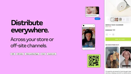 Novel Shoppable Video &amp; UGC screenshot