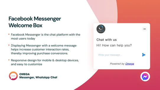 Omega Messenger, WhatsApp Chat screenshot