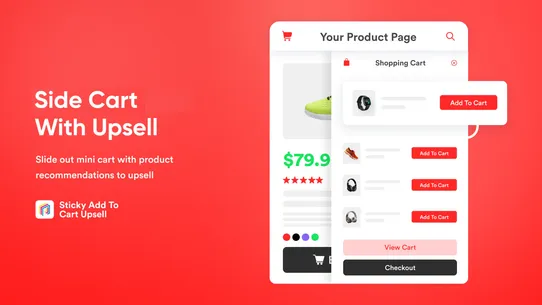 Cart Drawer Cart Upsell • EA screenshot