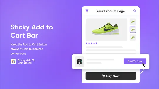 Sticky Add to Cart Upsell • EA screenshot