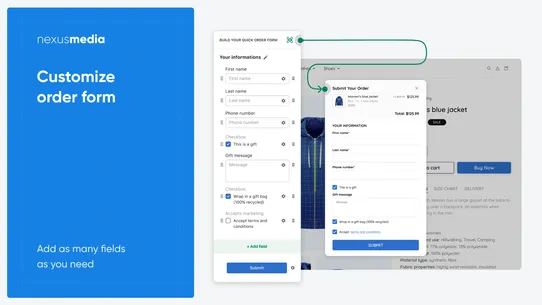 EasyOrder COD Form&amp;Order form screenshot