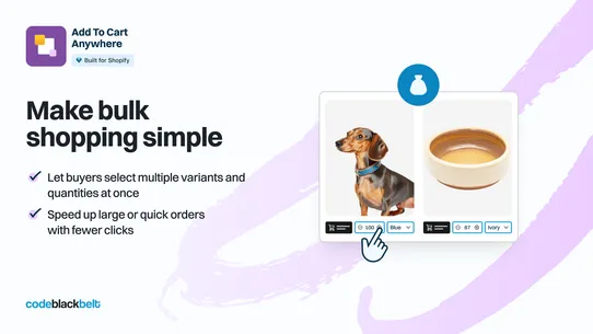 CBB Add To Cart Anywhere screenshot