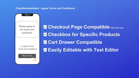 CheckboxAssistant: Agree Terms screenshot