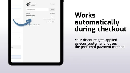 Scala Payment Method Discount screenshot
