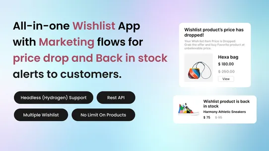 Mst: Wishlist + Marketing flow screenshot