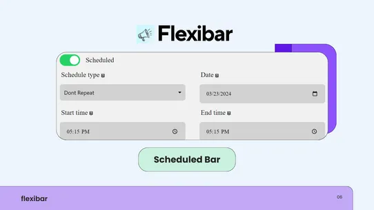 Flexibar screenshot