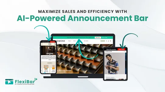 FlexiBar ‑ AI Announcement Bar screenshot