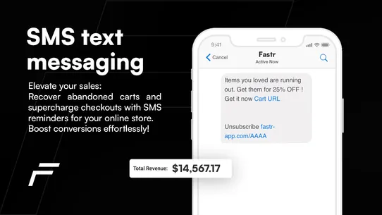 Fastr: SMS &amp; Email Marketing screenshot