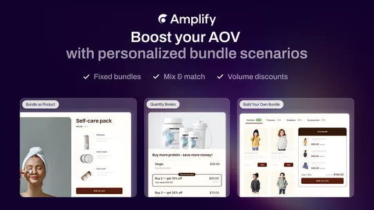 Amplify | Bundles &amp; Upsell screenshot