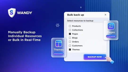 WD Backups: Back up &amp; Restore screenshot