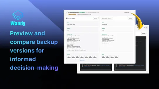 WD Backups: Back up &amp; Restore screenshot