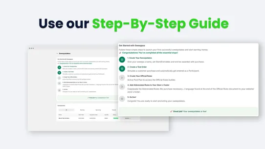 SweepPea: Buy‑to‑Enter Sweeps screenshot