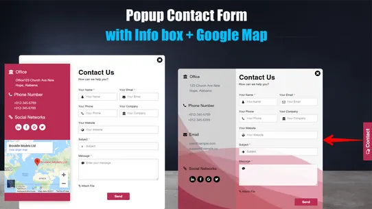 S: Contact Form Builder screenshot