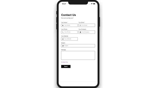 S: Contact Form Builder screenshot