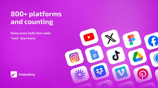 EmbedAny Social Media w/ Link screenshot