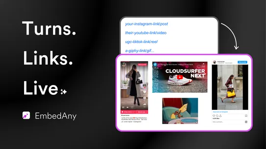 EmbedAny Social Media w/ Link screenshot
