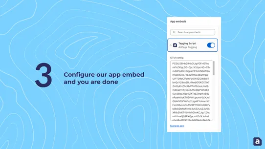 AdPage ‑ Server Side Tagging screenshot