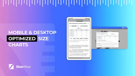 Size Wise ‑ Size Chart &amp; Guide screenshot