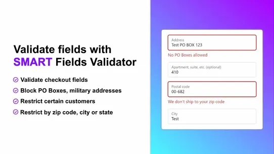 SMART Address Validator screenshot