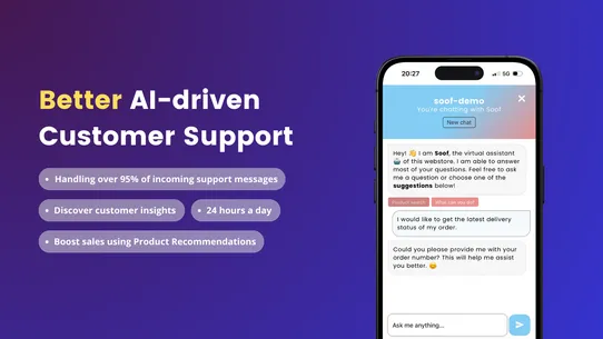 Soof: Leading AI Chatbot screenshot