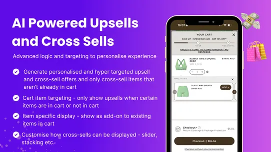 Unicorn ‑ Upsell Cart Drawer screenshot