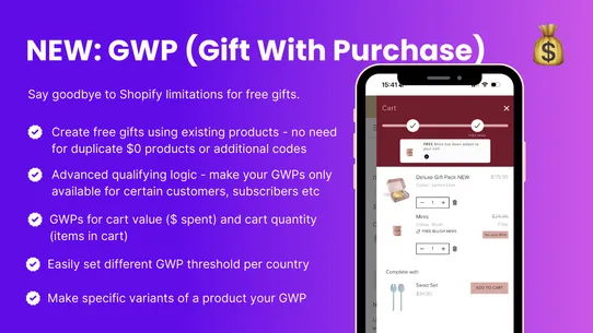 Unicorn ‑ Upsell Cart Drawer screenshot