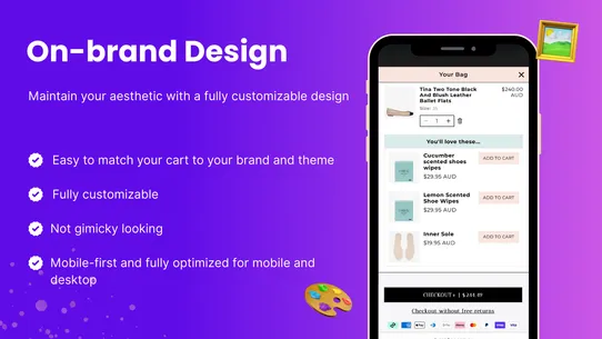 Unicorn ‑ Upsell Cart Drawer screenshot