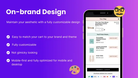 Unicorn ‑ Upsell Cart Drawer screenshot