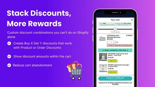 Unicorn ‑ Upsell Cart Drawer screenshot
