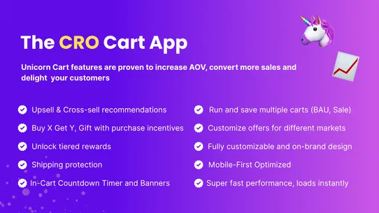 Unicorn ‑ Upsell Cart Drawer screenshot
