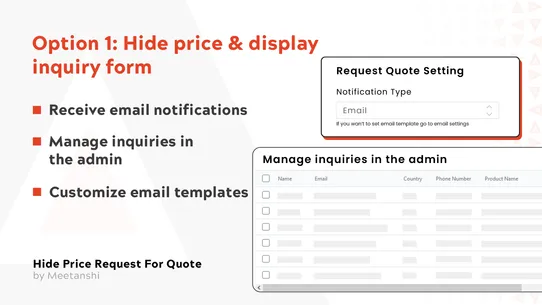 MIT Request Quote &amp; Hide Price screenshot