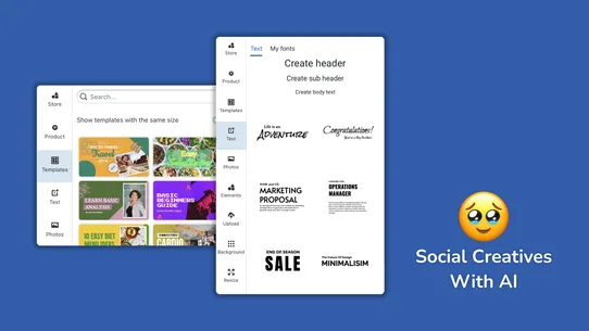 CRY ‑ Social Creatives With AI screenshot