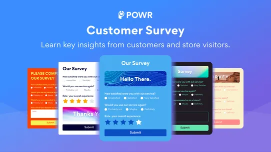 POWR: Customer Survey | Poll screenshot