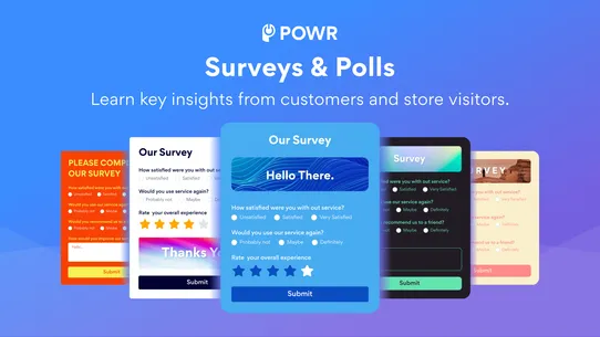 POWR: Customer Survey | Poll screenshot