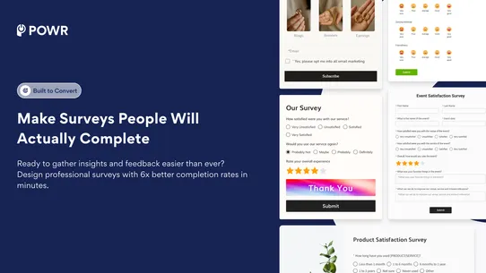 POWR: Customer Survey | Poll screenshot
