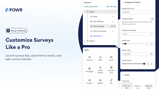 POWR: Customer Survey | Poll screenshot