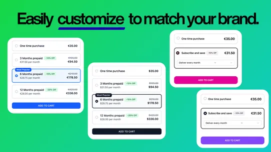 Ongoing Subscriptions App screenshot